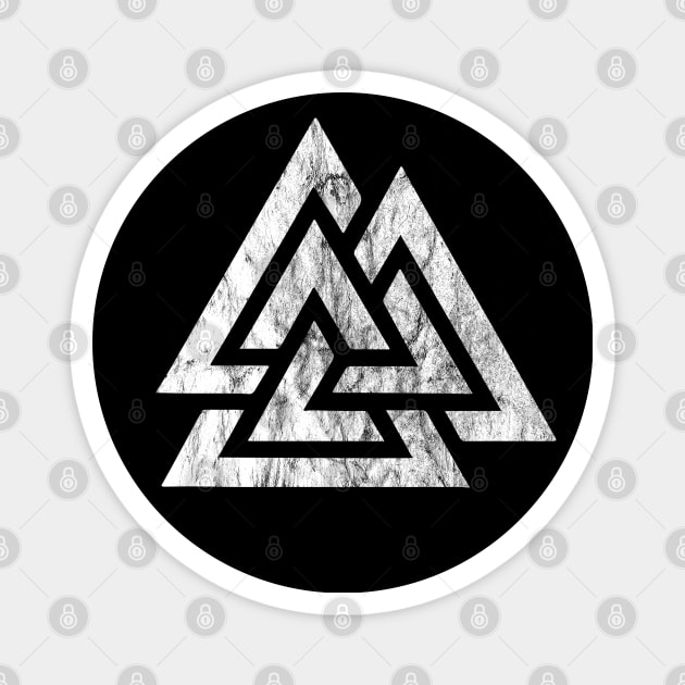 Valknut (light) Magnet by Doc Multiverse Designs